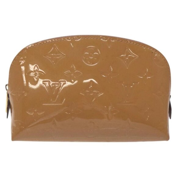 LOUIS VUITTON Vernis Pochette Cosmetic Pouch Rose Angelique M90086 Auth 127637 - Picture 2 of 16